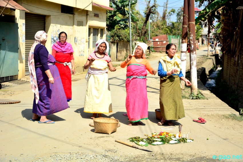 Saroi Khangba (propitiation of the evil spirits) at  Imphal :: 29th February 2020