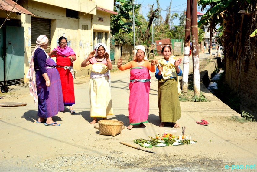 Saroi Khangba (propitiation of the evil spirits) at  Imphal :: 29th February 2020