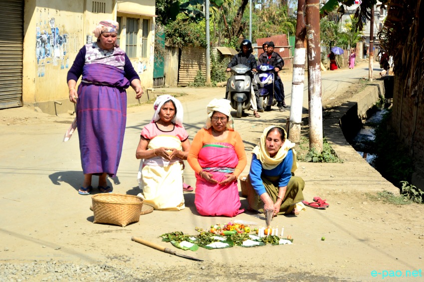 Saroi Khangba (propitiation of the evil spirits) at  Imphal :: 29th February 2020