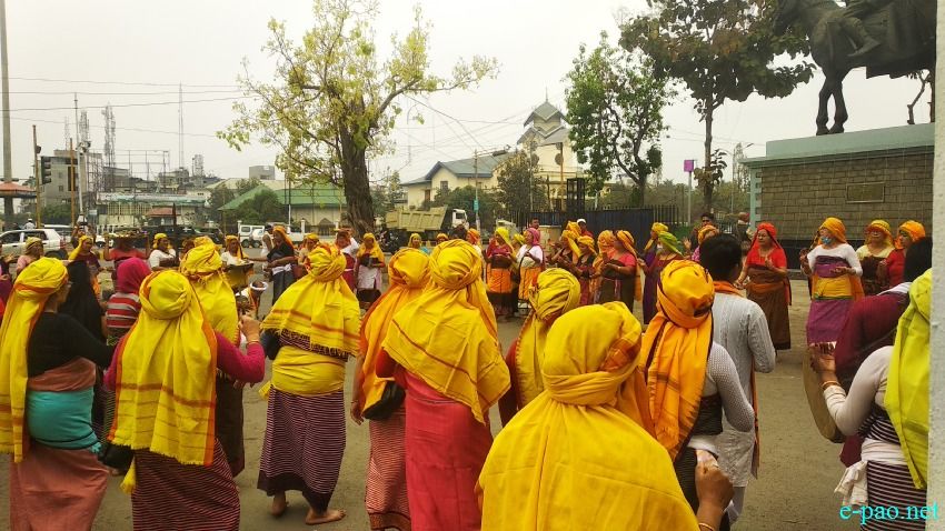 Lamta Thangja - Saroi Khangba  (propitiation of the evil spirits) at Kangla, Imphal :: 18th March 2023