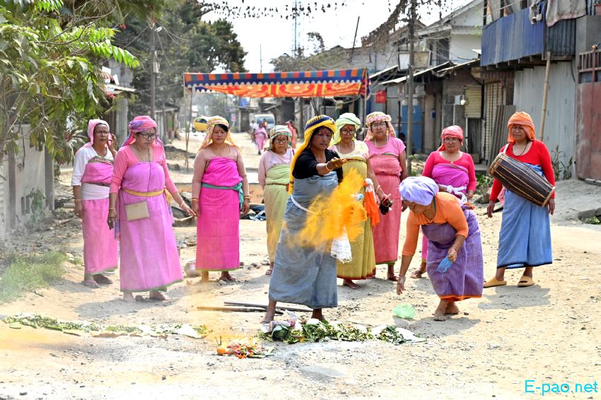 Saroi Khangba (propitiation of the evil spirits) at  Imphal :: 25th February 2023