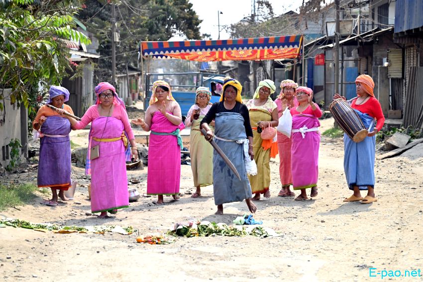 Saroi Khangba (propitiation of the evil spirits) at  Imphal :: 25th February 2023