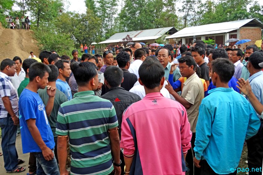 Polling at Sandang Senba Maring, Sadar Hills for ADC  election  :: June 1 2015