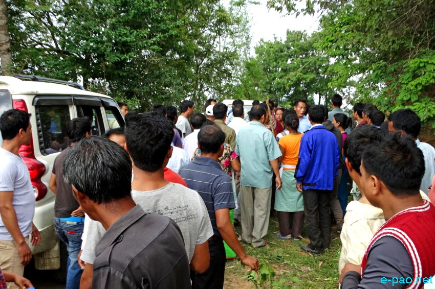 Polling at Sandang Senba Maring, Sadar Hills for ADC  election  :: June 1 2015