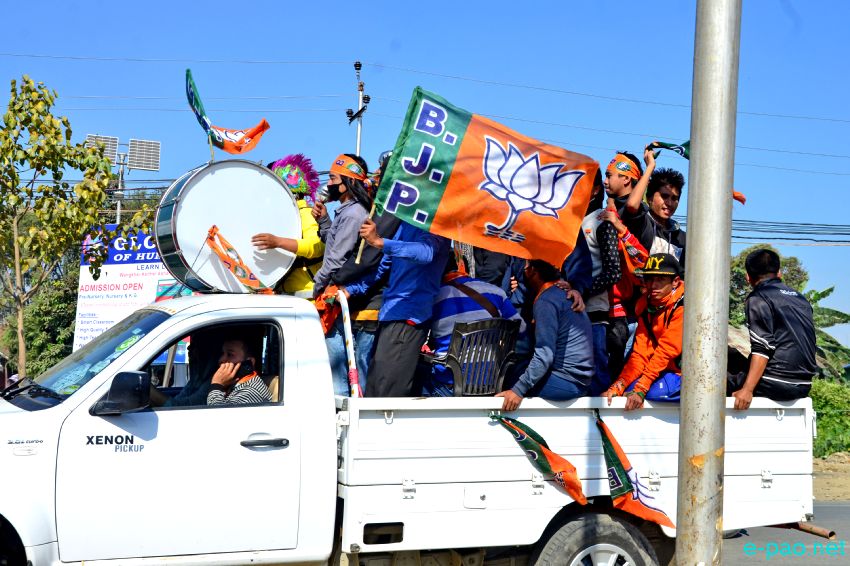 BJP MLA Thongam Bishwarjit : Winner of  Thongju Assembly by-election :: 24 November 2015