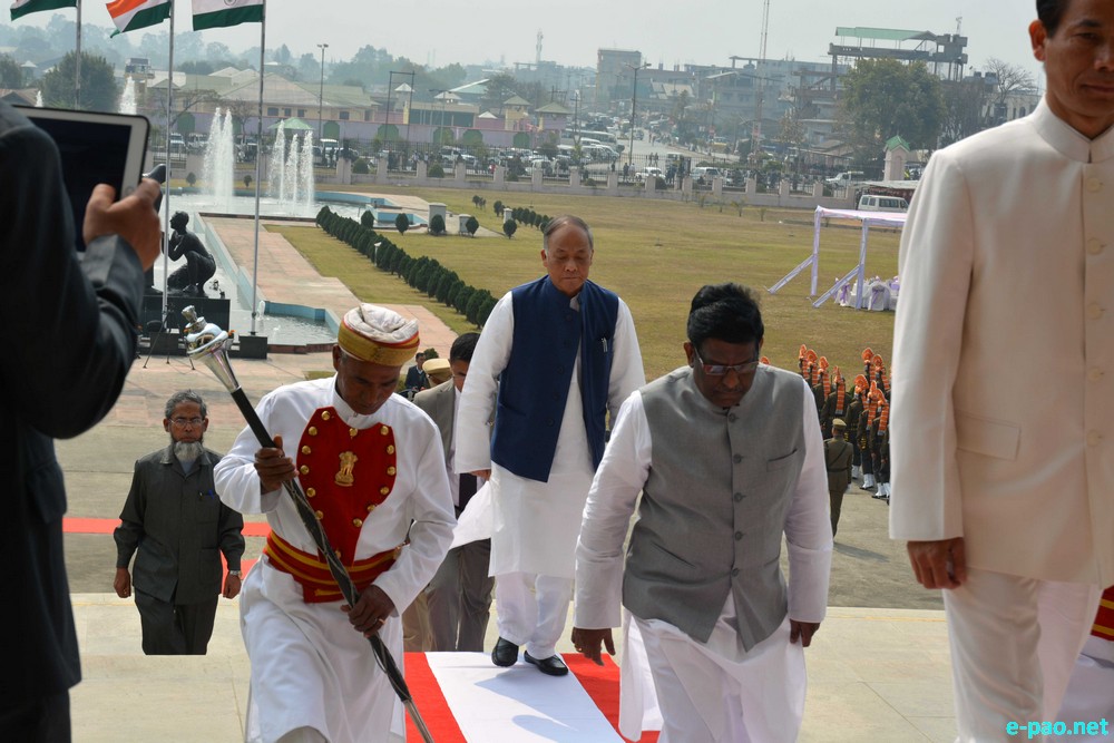 Governor V Shanmuganathan addressing 13th session of 10th Manipur Legislative Assembly :: February 19 2016