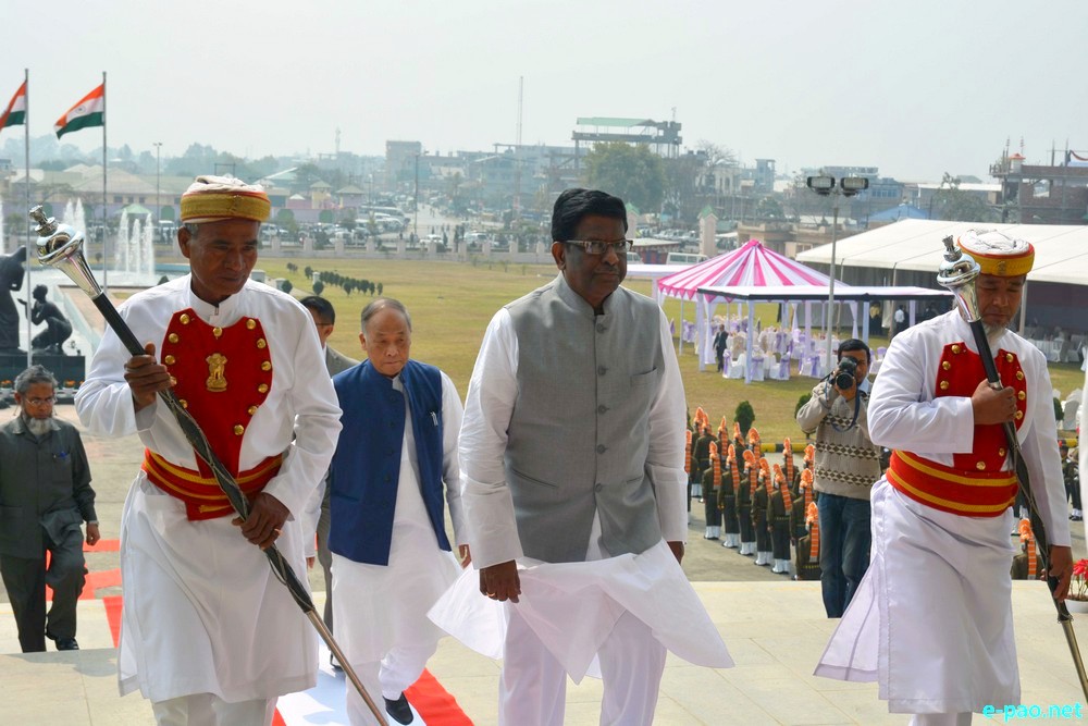 Governor V Shanmuganathan addressing 13th session of 10th Manipur Legislative Assembly :: February 19 2016