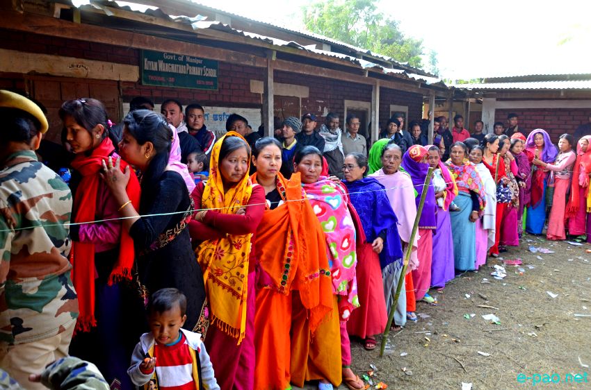 Polling for Municipal Councils and Nagar Panchayats in Manipur valley districts :: January 11 2016