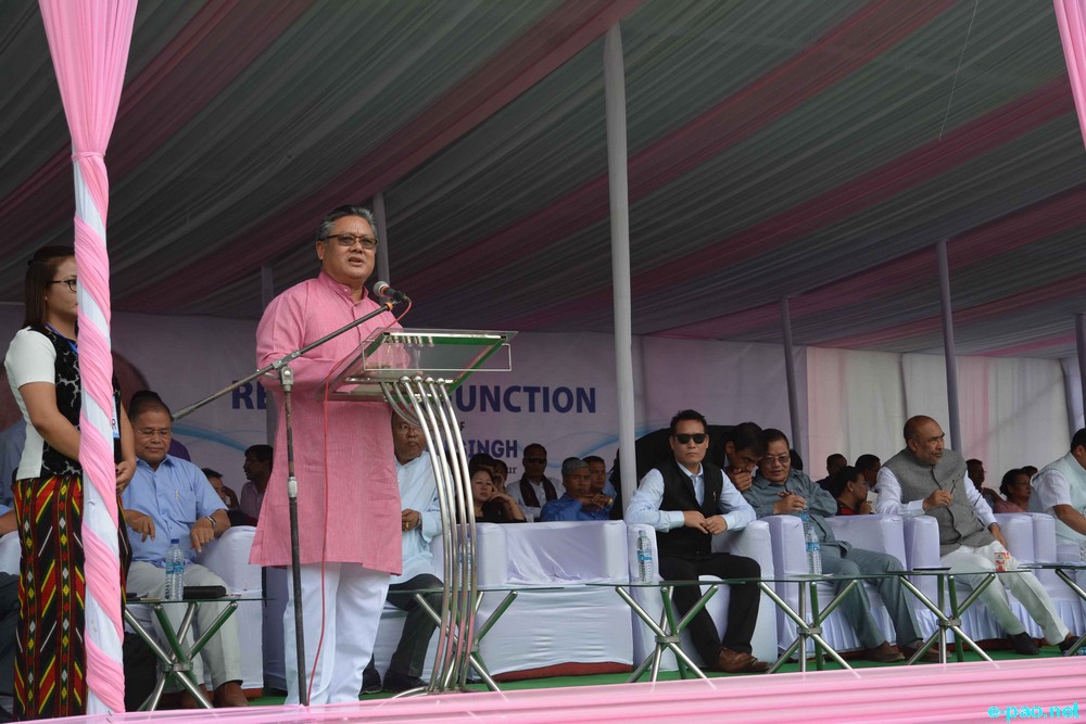 Reception ceremony  for CM Nongthombam Biren at Hiangtam Lamka Public Ground, Churachandpur  :: 12th September 2017