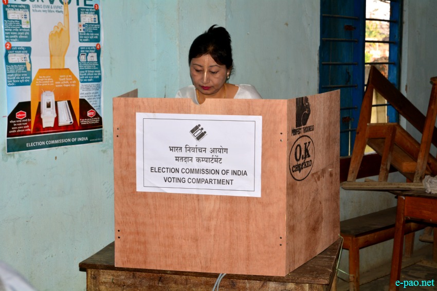  Polling for the first phase of 11th Manipur Legislative Assembly election ::  04th March 2017 