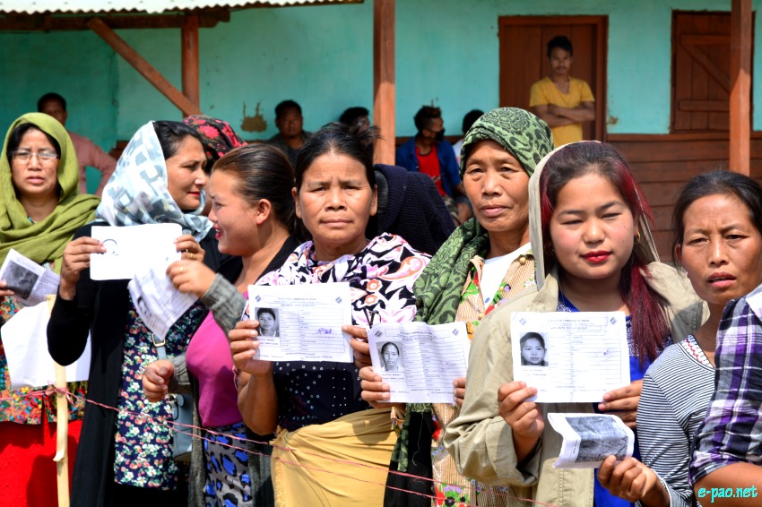 Polling for Second phase of 11th Manipur Legislative Assembly election at  Chandel District ::  08 March 2017