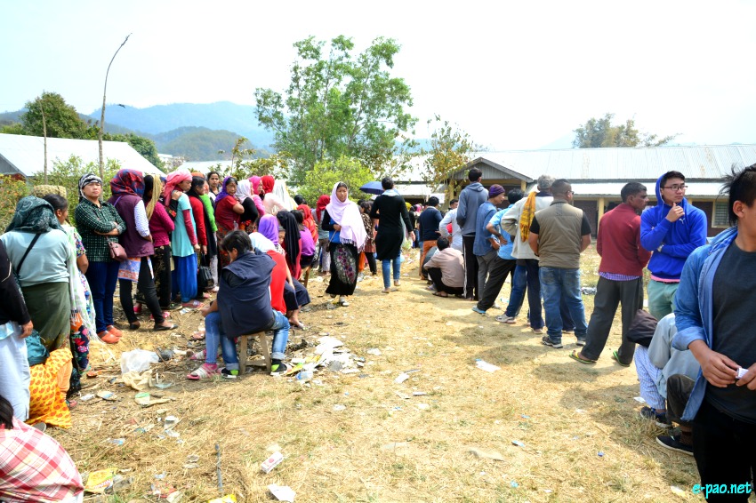 Polling for Second phase of 11th Manipur Legislative Assembly election at  Chandel District ::  08 March 2017
