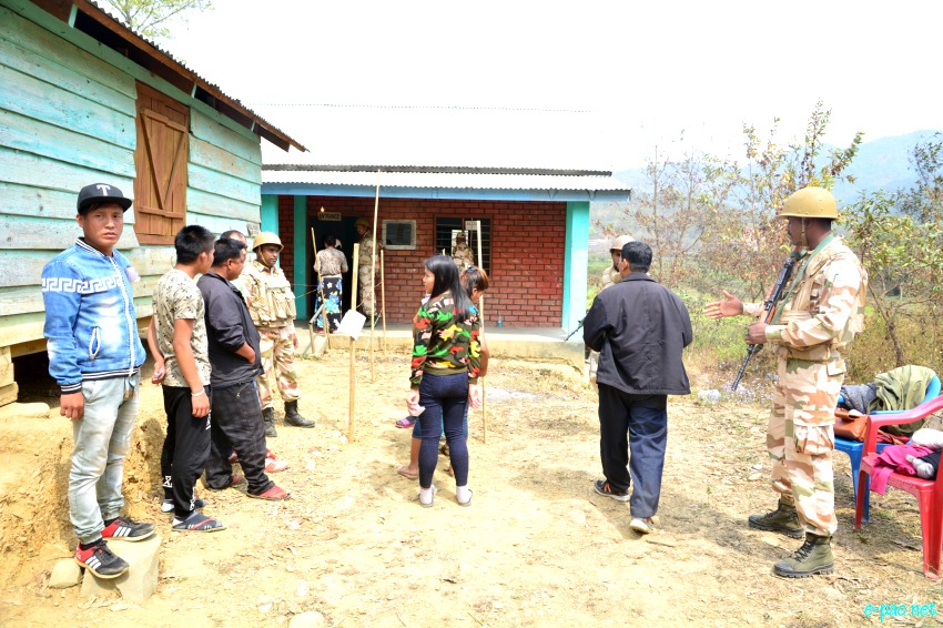 Polling for Second phase of 11th Manipur Legislative Assembly election at  Chandel District ::  08 March 2017