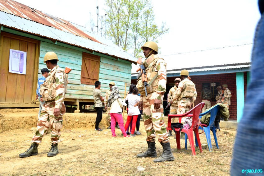 Polling for Second phase of 11th Manipur Legislative Assembly election at  Chandel District ::  08 March 2017