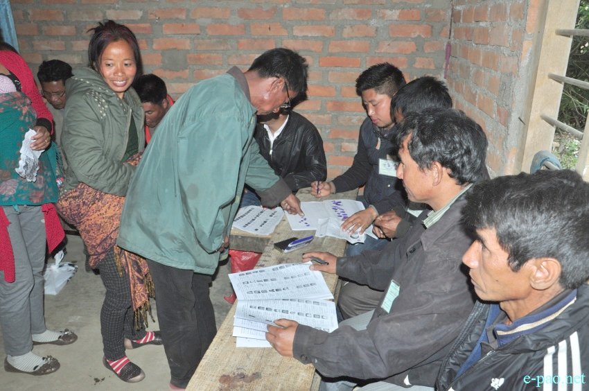 Polling for Second phase of 11th Manipur Legislative Assembly election at  Khoupum, Nungba ::  08 March 2017