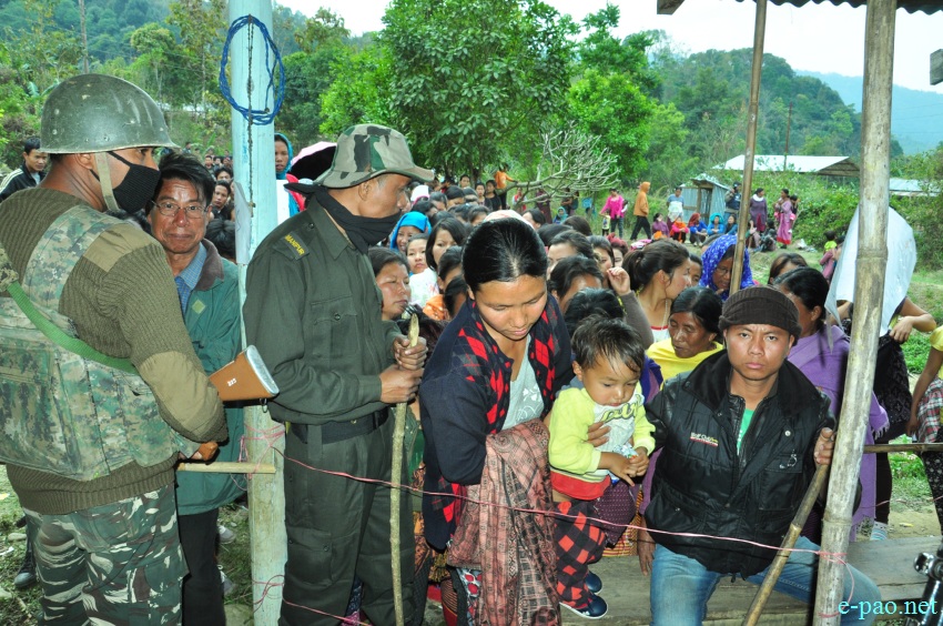 Polling for Second phase of 11th Manipur Legislative Assembly election at  Khoupum, Nungba ::  08 March 2017
