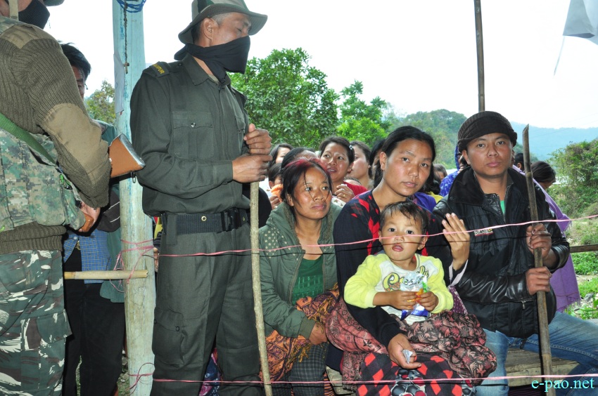 Polling for Second phase of 11th Manipur Legislative Assembly election at  Khoupum, Nungba ::  08 March 2017