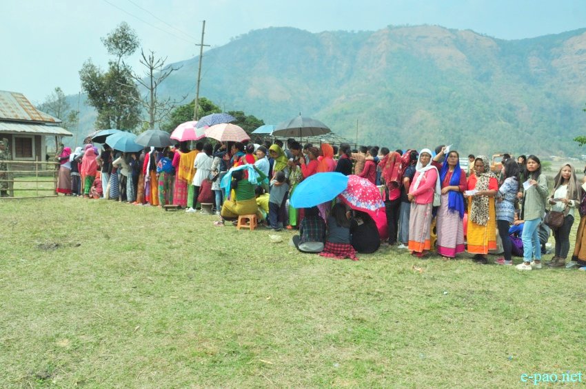 Polling for Second phase of 11th Manipur Legislative Assembly election at  Khoupum, Nungba ::  08 March 2017
