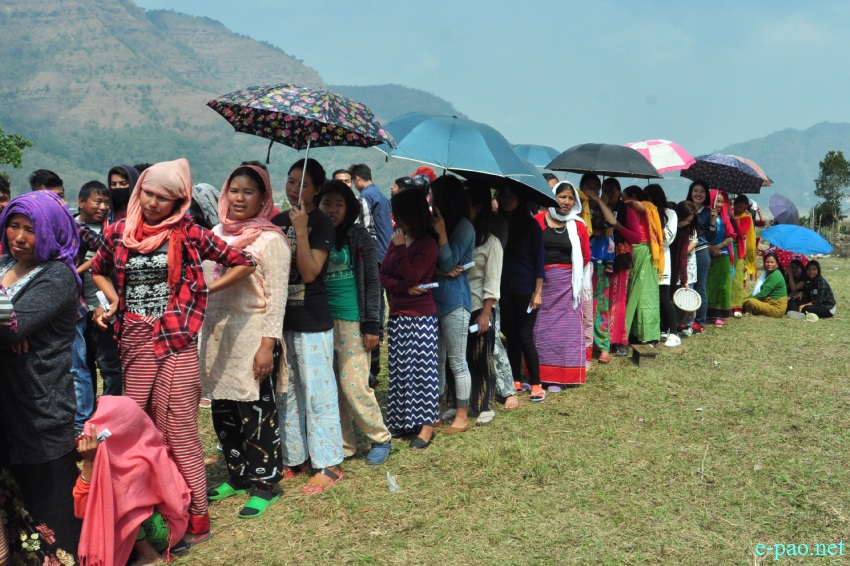 Polling for Second phase of 11th Manipur Legislative Assembly election at  Khoupum, Nungba ::  08 March 2017