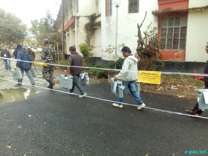 Manipur Legislative Assembly Result : Counting and winners at Porompat DC ::  11th March 2017