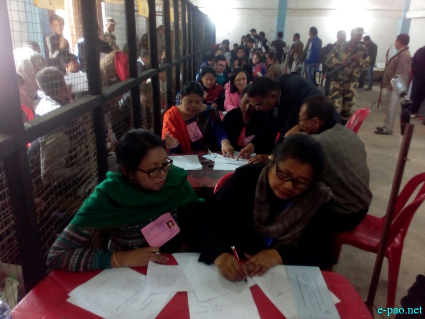 Manipur Legislative Assembly Result : Counting and winners at Porompat DC ::  11th March 2017