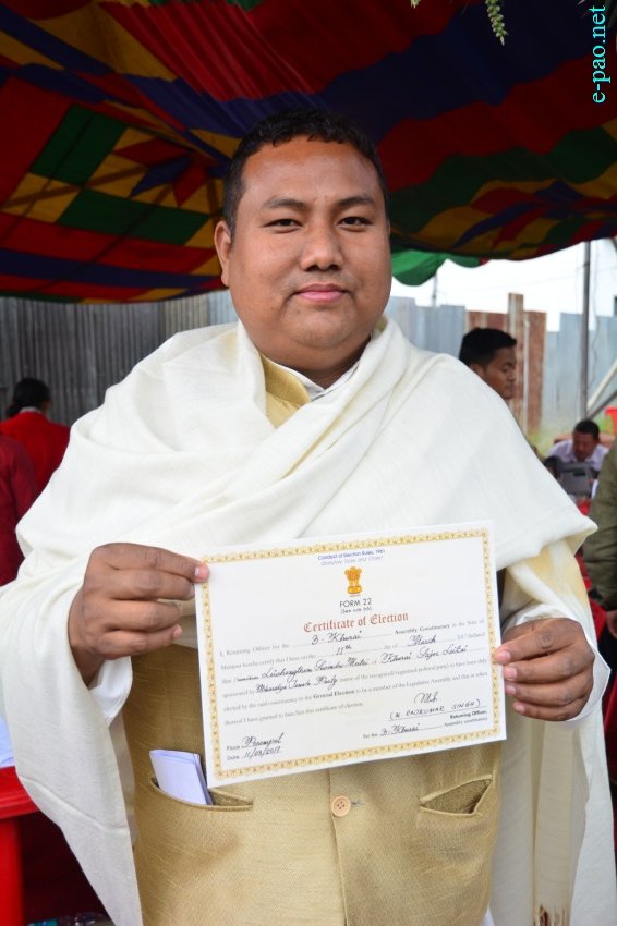 Manipur Legislative Assembly Result : Counting and winners at Porompat DC ::  11th March 2017