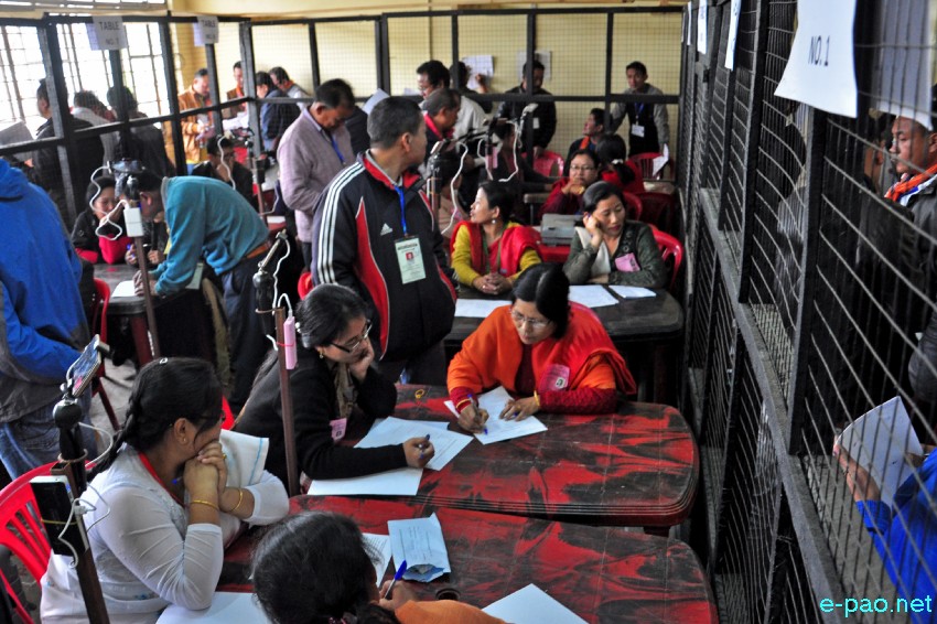 Manipur Legislative Assembly Result : Counting and winners at DC Imphal West Office, Lamphelpat ::  11th March 2017