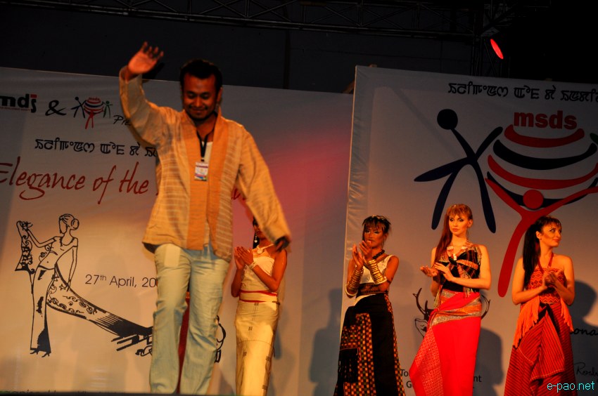 'Elegance of the Indigenous- A Showcase of Manipur Ethnic Attires' with Ten foreign models at BOAT, Imphal :: 27 April 2013