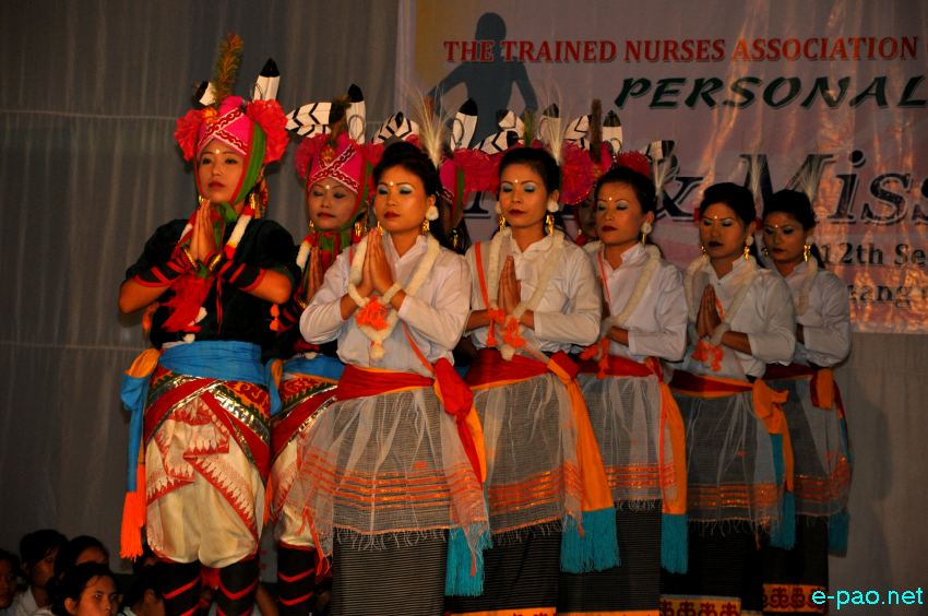 Cultural programme as a part of  Student  Nurses Association (SNA) at Iboyaima Shumang Leela Shanglen, Palace Compound  :: 12 September 2013