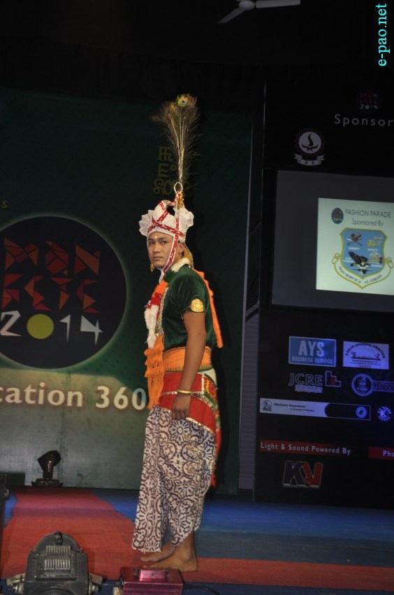 Fashion Parade at MANFETE 2014 : Festival of Manipur Institute of Management Studies (MIMS) ::  15 March 2014