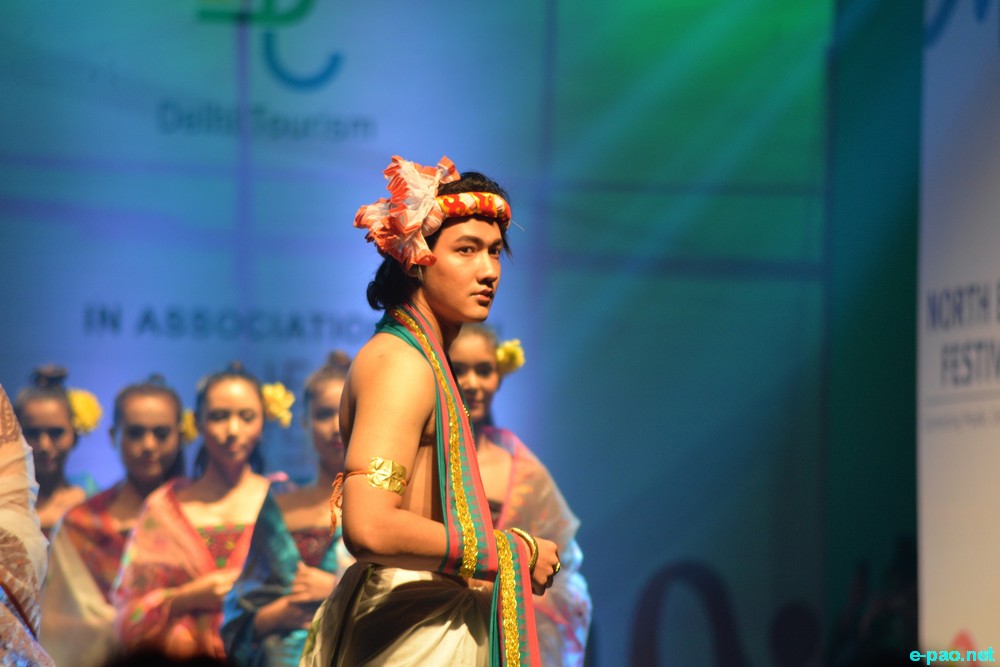 Fashion show by Kumarjit Laishram at 4th North East Festival, Delhi :: November 04 2016