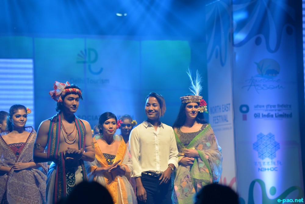 Fashion show by Kumarjit Laishram at 4th North East Festival, Delhi :: November 04 2016