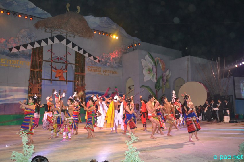 Last Day :  Closing function and Choreographic Presentation - 'Manipur Culture'   at Manipur Sangai Tourism Festival 2013  at BOAT, Imphal :: November 30 2013