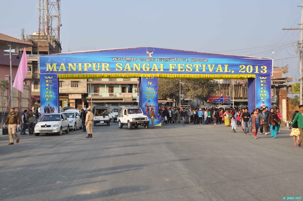 Last Day :	Closing function and Choreographic Presentation - 'Manipur Culture' at Manipur Sangai Tourism Festival 2013  at BOAT, Imphal :: November 30 2013