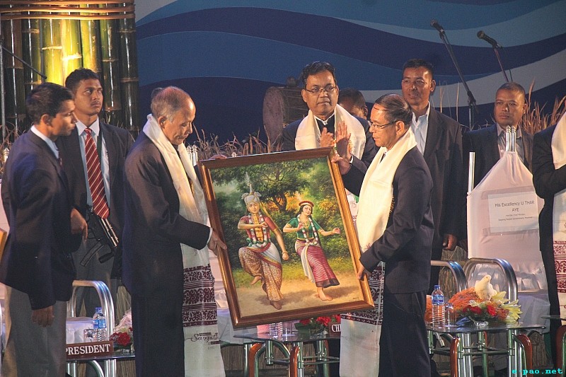 Manipur Sangai Tourism Festival 2013 : Opening day at Hapta Kangjeibung, Palace Compound :: November 21 2013