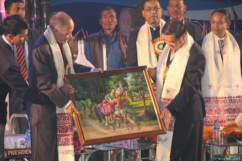 Manipur Sangai Tourism Festival 2013 : Opening day at Hapta Kangjeibung, Palace Compound :: November 21 2013