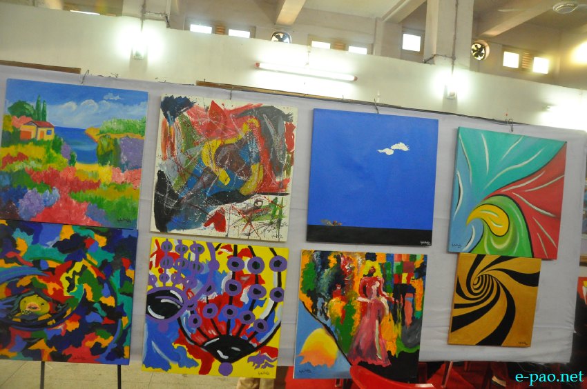 Myanmar Art Exhibition by Mandalay Art Club at Manipur Sangai Festival 2013 :: November 22 2013