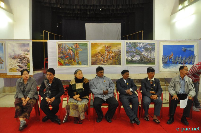 Myanmar Art Exhibition by Mandalay Art Club at Manipur Sangai Festival 2013 :: November 22 2013