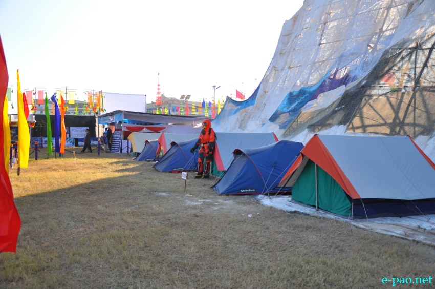 Day 2 : Mini adventure complex from Manipur Mountaineering and Trekking Association (MMTA)  at Manipur Sangai Tourism Festival 2013 :: November 22 2013