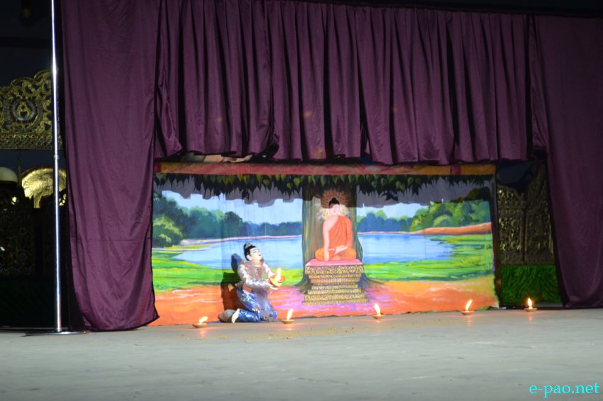 Day 3 :  Cultural programmes performed by Myanmar artistes  at BOAT  at Manipur Sangai Tourism Festival :: November 23 2013