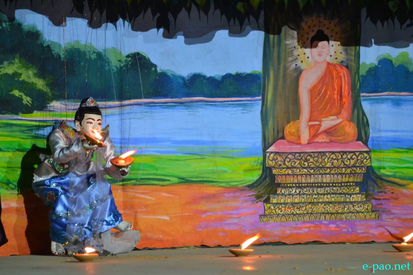 Day 3 :  Cultural programmes performed by Myanmar artistes  at BOAT  at Manipur Sangai Tourism Festival :: November 23 2013