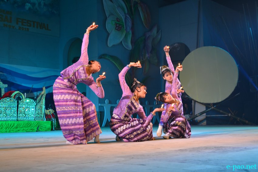 Day 3 :  Cultural programmes performed by Myanmar artistes  at BOAT  at Manipur Sangai Tourism Festival :: November 23 2013