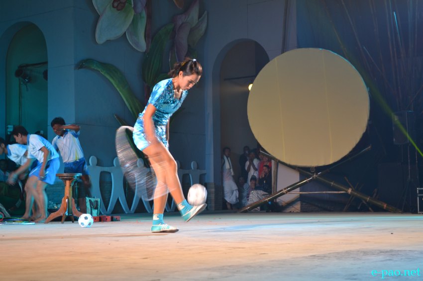 Day 3 :  Cultural programmes performed by Myanmar artistes  at BOAT  at Manipur Sangai Tourism Festival :: November 23 2013