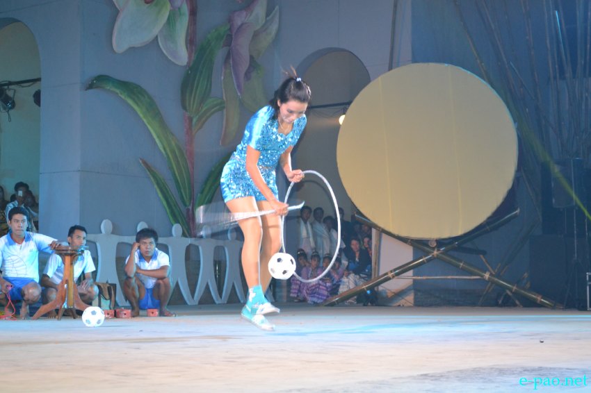 Day 3 :  Cultural programmes performed by Myanmar artistes  at BOAT  at Manipur Sangai Tourism Festival :: November 23 2013