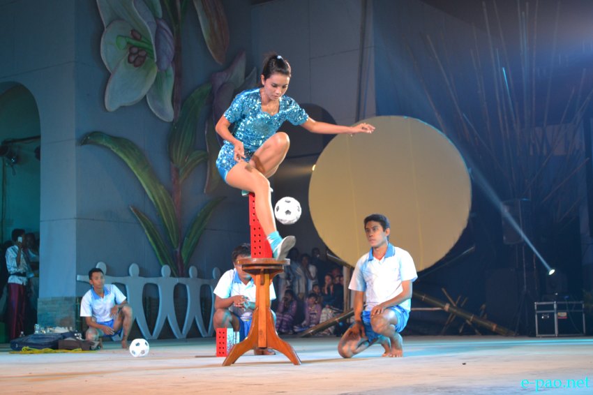 Day 3 :  Cultural programmes performed by Myanmar artistes  at BOAT  at Manipur Sangai Tourism Festival :: November 23 2013