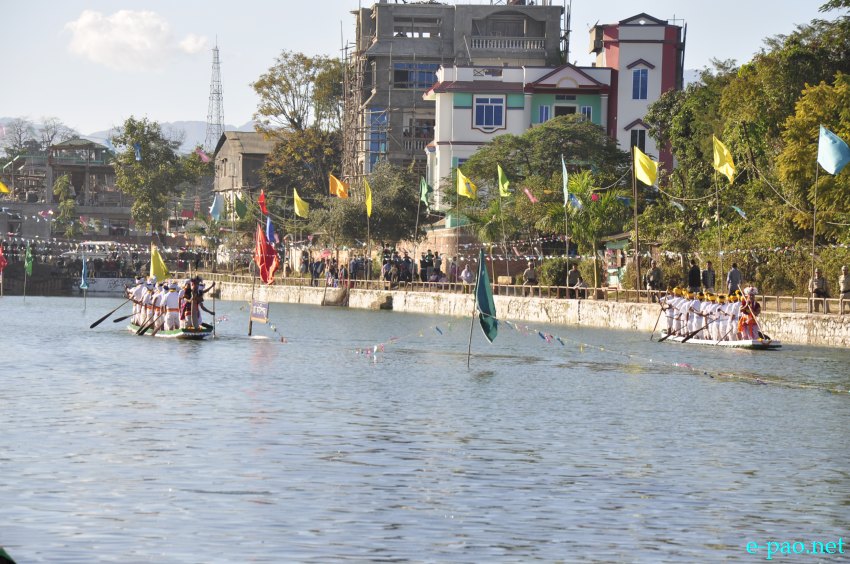 Day 3 : Hiyang Kumei (Traditional Boat Race) at Konung Thangapat at Manipur Sangai Tourism Festival 2013 :: November 23 2013