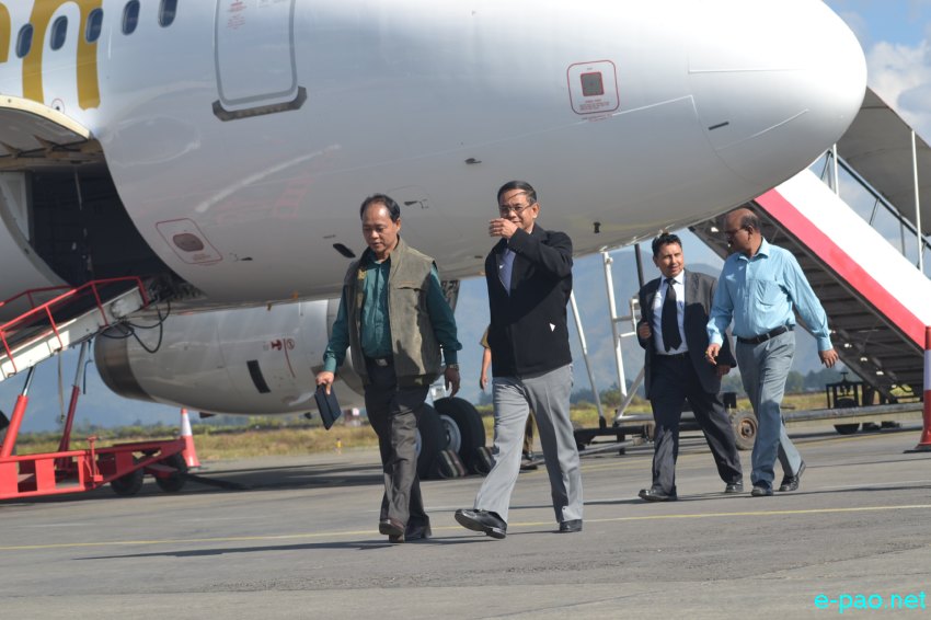 Day 4 : Delegates from Myanmar  who participated in Manipur Sangai Tourism Festival returning back :: November 24 2013
