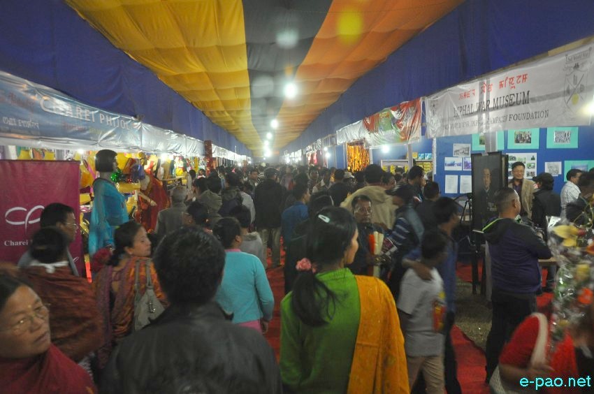 Day 4 : A Scene of the crowded people at Manipur Sangai Tourism Festival 2013  at BOAT :: November 24 2013