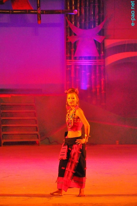 Day 4 : Cultural Dances   by   artistes from Tamenglong District   at Manipur Sangai Tourism Festival 2013  at BOAT :: November 24 2013