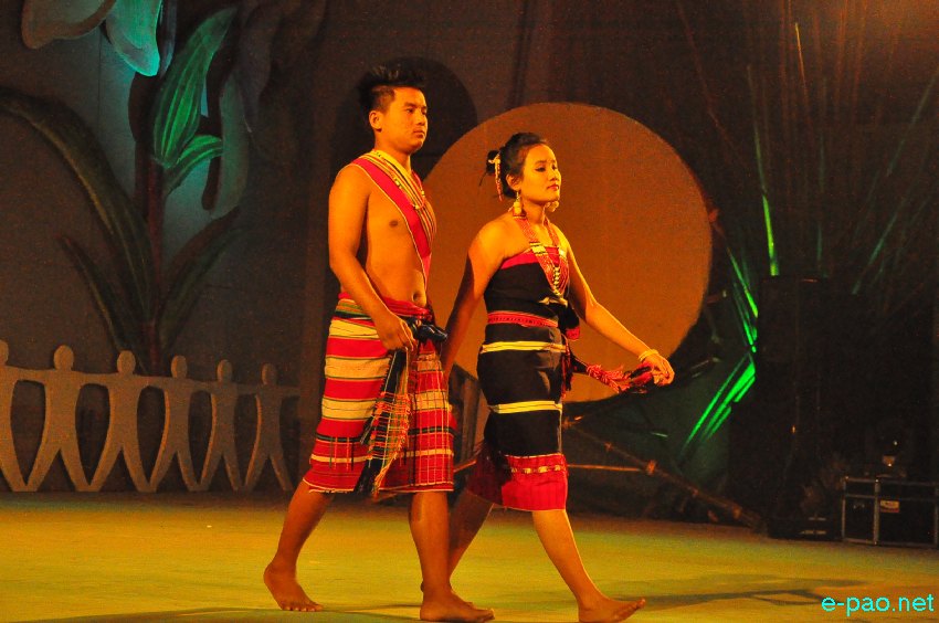Day 4 : Cultural Dances   by   artistes from Tamenglong District   at Manipur Sangai Tourism Festival 2013  at BOAT :: November 24 2013